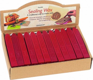 1120413 zegelwas rood