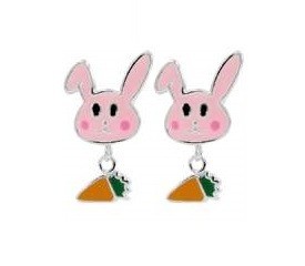 89908 oorstekers dier met eten konijn