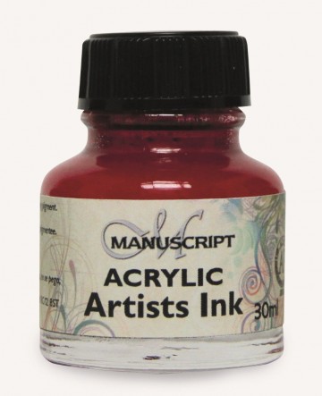 Acrylic ink crimson mdp041 2