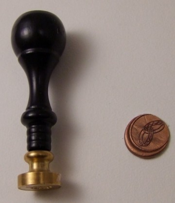 Messingzegel hout ringen