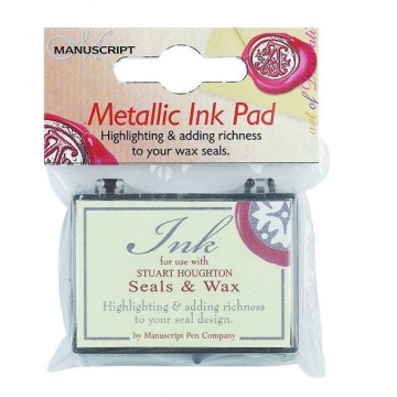 Metallic ink pad silver