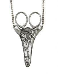 Sewing design pewter chatelaine