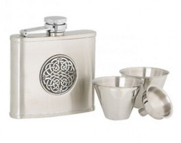St81c zoom hipflask neverending knot cadeauset