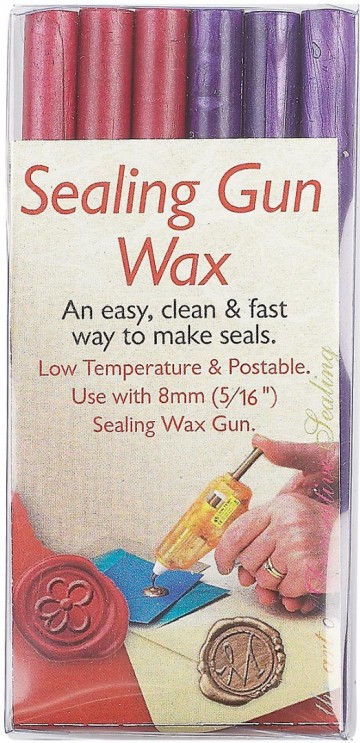 Zegelwas sealingwaxgun paars roze